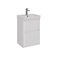 Тумба под раковину Lemark COMBI 50 см подвесная/напольная, белый LM03C50T Тумба под раковину Lemark COMBI 50 см подвесная/напольная, белый LM03C50T