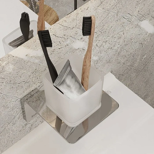 Стакан IDDIS Slide (SLISCG1i45) матовое стекло, хром Стакан IDDIS Slide (SLISCG1i45) матовое стекло, хром