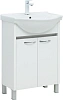 Тумба под раковину Aquanet Донна 60 белый глянец 00294390 напольная