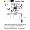 Люстра потолочная Omnilux Pisticci OML-55317-03 Люстра потолочная Omnilux Pisticci OML-55317-03