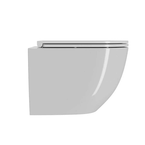 Унитаз подвесной Sintesi Hurricane SIN-TS-EVI-152 безободковый, сиденье дюропласт микролифт Унитаз подвесной Sintesi Hurricane SIN-TS-EVI-152 безободковый, сиденье дюропласт микролифт