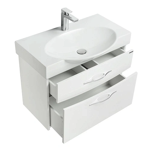 Тумба под раковину Aquaton Инфинити 76 белый 1A192001IF010 Тумба под раковину Aquaton Инфинити 76 белый 1A192001IF010