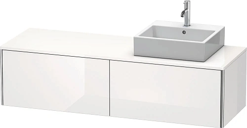 Тумба под раковину Duravit XSquare XS4904R2222 160 см белая глянцевый Тумба под раковину Duravit XSquare XS4904R2222 160 см белая глянцевый