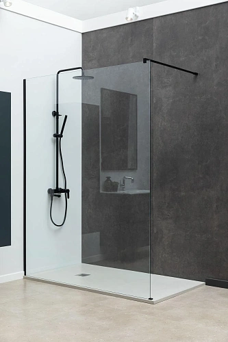Душевая перегородка Allen Brau Infinity 1 80 3.21003.BBA черный брашированный Душевая перегородка Allen Brau Infinity 1 80 3.21003.BBA черный брашированный