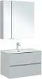 Комплект мебели Aquanet Алвита New 80 2 ящика, серый 00274204 Комплект мебели Aquanet Алвита New 80 2 ящика, серый 00274204