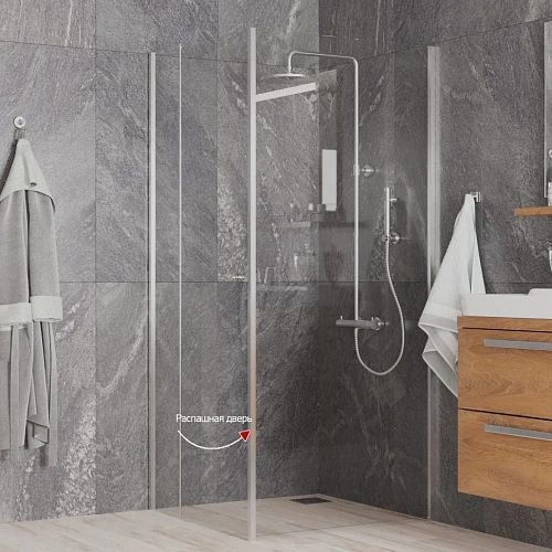 Душевой уголок Paini Cox 78CR9090 90х90 см квадратное, распашное, универсальное, хром Душевой уголок Paini Cox 78CR9090 90х90 см квадратное, распашное, универсальное, хром