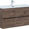 Тумба под раковину Aquanet Алвита New 100 2 ящика, дуб веллингтон табак 00334188 подвесная Тумба под раковину Aquanet Алвита New 100 2 ящика, дуб веллингтон табак 00334188 подвесная