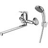 Картинка анонса товара «смеситель для ванны decoroom dr21043 универсальный с поворотным изливом 300 мм»