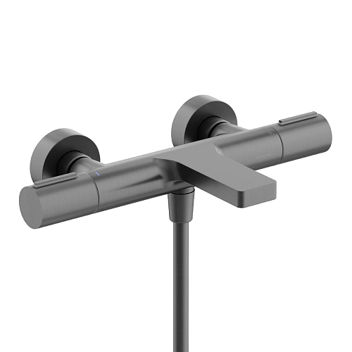 Смеситель для ванны Sancos Etna SC9006GG термостатический, вороненая сталь Смеситель для ванны Sancos Etna SC9006GG термостатический, вороненая сталь