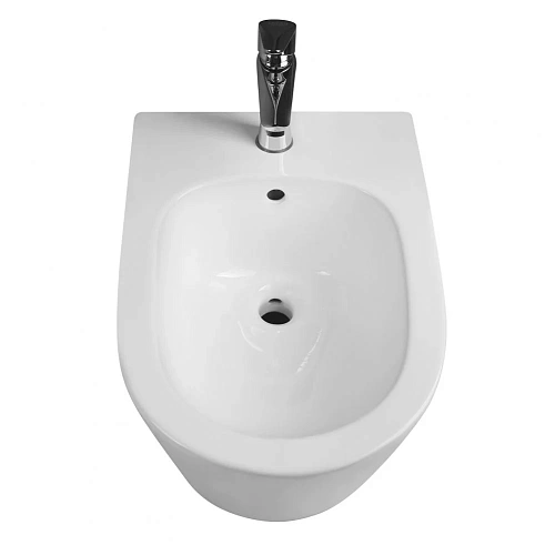 Биде подвесное ABBER Bequem AC1152 приставное белое Биде подвесное ABBER Bequem AC1152 приставное белое