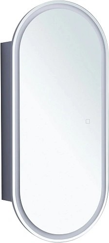 Зеркальный шкаф Aquanet Монте 40 00344786 белый, с LED подсветкой Зеркальный шкаф Aquanet Монте 40 00344786 белый, с LED подсветкой