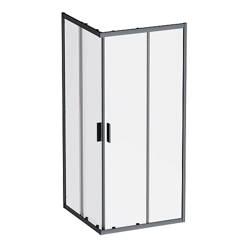 Душевой уголок AM.PM Gem W90G-403-9090BT 90x90 черный матовый, стекло прозрачное Душевой уголок AM.PM Gem W90G-403-9090BT 90x90 черный матовый, стекло прозрачное