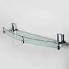 Полка WasserKRAFT Leine K-5044 (ранее К-5024) стеклянная с бортиком хром Полка WasserKRAFT Leine K-5044 (ранее К-5024) стеклянная с бортиком хром