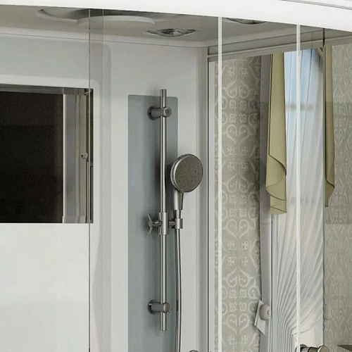 Душевая кабина Radomir Диана 108х139 1-05-1-0-0-0611 высокий поддон с каркасом, слив-перелив, профиль белый Душевая кабина Radomir Диана 108х139 1-05-1-0-0-0611 высокий поддон с каркасом, слив-перелив, профиль белый