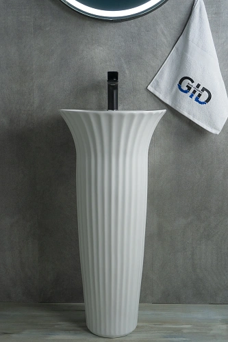 Раковина Gid Nb132 81113 напольная белая 41x41x84 Раковина Gid Nb132 81113 напольная белая 41x41x84