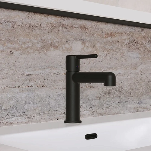 Смеситель для раковины IDDIS Aiger (AIGBL00i01) черный матовый Смеситель для раковины IDDIS Aiger (AIGBL00i01) черный матовый