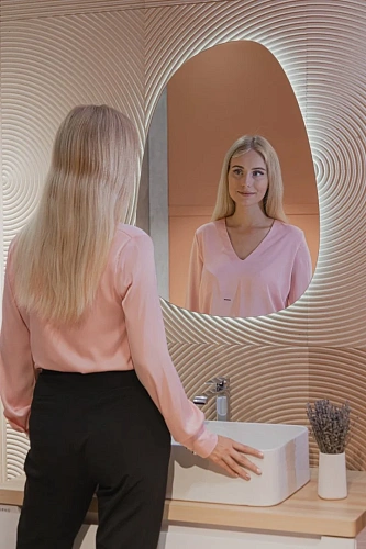 Зеркало Silver mirrors Molecula - Lite 569х796 открытая подсветка, бесконтактный сенсор LED-00002801 Зеркало Silver mirrors Molecula - Lite 569х796 открытая подсветка, бесконтактный сенсор LED-00002801