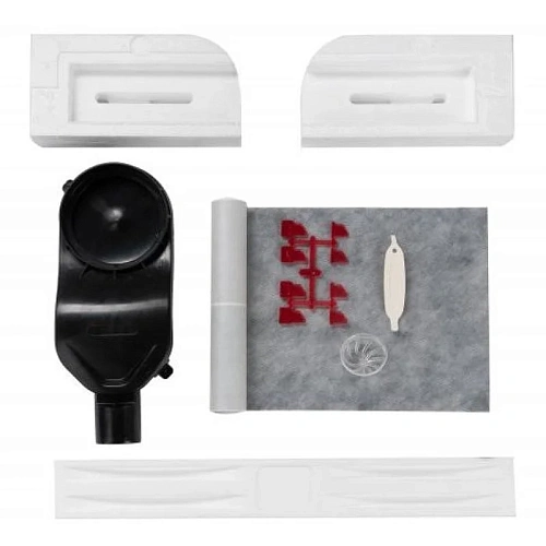 Душевой лоток BERGES С1 Norma 500 нержавеющая сталь, матовый черный, S-сифон D50 боковой 095136 Душевой лоток BERGES С1 Norma 500 нержавеющая сталь, матовый черный, S-сифон D50 боковой 095136