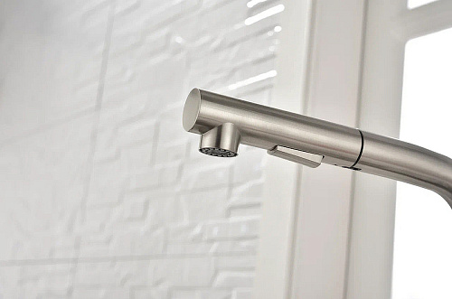 Смеситель для кухни Paulmark NEO брашированная сталь Ne214419-BS Смеситель для кухни Paulmark NEO брашированная сталь Ne214419-BS