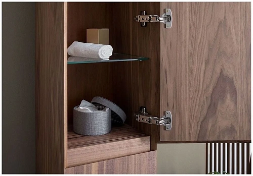 Шкаф-пенал Aquanet Нью-Йорк 35 орех 00203956 Шкаф-пенал Aquanet Нью-Йорк 35 орех 00203956