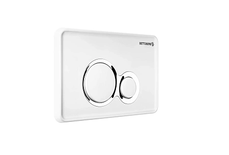 Клавиша смыва BETTOSERB DUO 40006458 белый/хром матовый Клавиша смыва BETTOSERB DUO 40006458 белый/хром матовый