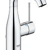 Смеситель для раковины GROHE Essence+ с цепочкой и средним изливом, хром (23480001) Смеситель для раковины GROHE Essence+ с цепочкой и средним изливом, хром (23480001)
