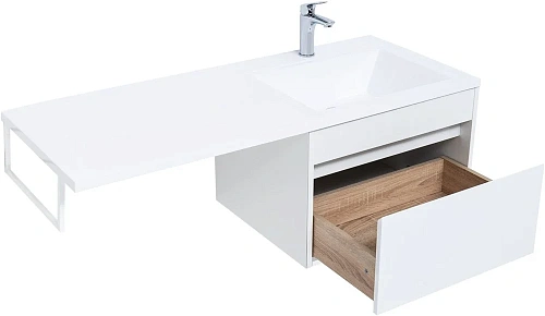 Тумба под раковину Aquanet Токио 58 белый (подвесная, 1 ящик) 00236916 Тумба под раковину Aquanet Токио 58 белый (подвесная, 1 ящик) 00236916