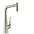 Смеситель для кухни Hansgrohe Metris M71 320 2j Eco 14780800, под сталь Смеситель для кухни Hansgrohe Metris M71 320 2j Eco 14780800, под сталь