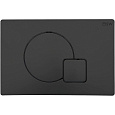 Детальная картинка товара «клавиша смыва black&amp;white wpi-09522 серия q, цвет: matt black (244х162х11)»