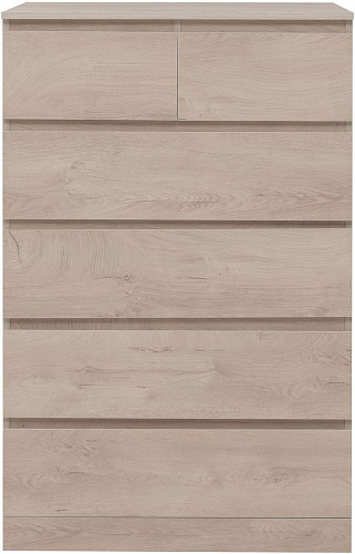 Комод Aquanet Сканди 800x480 Дуб эдгрейн (6 ящиков) 00302545 Комод Aquanet Сканди 800x480 Дуб эдгрейн (6 ящиков) 00302545