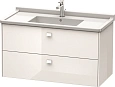 Тумба под раковину Duravit Brioso BR414302222 подвесная 102 см белый глянцевый Тумба под раковину Duravit Brioso BR414302222 подвесная 102 см белый глянцевый
