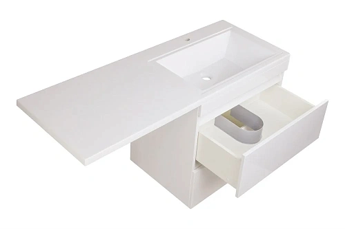 Тумба под раковину Style Line Даллас 140, Люкс белая, PLUS, ЭМАЛЬ подвесная СС-00002386 Тумба под раковину Style Line Даллас 140, Люкс белая, PLUS, ЭМАЛЬ подвесная СС-00002386