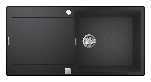 Кухонная мойка GROHE K500 с одной чашей, 1000 x 500 мм, черный гранит (31645AP0) Кухонная мойка GROHE K500 с одной чашей, 1000 x 500 мм, черный гранит (31645AP0)