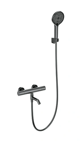 Смеситель для ванны Wonzon & Woghand с термостатом, темный графит (WW-B3013-A1-BGG) Смеситель для ванны Wonzon & Woghand с термостатом, темный графит (WW-B3013-A1-BGG)