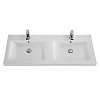 Картинка анонса товара «раковина cezares czr-1200/480-2-lv-mr-eco с двумя чашами белый 1200x480 искусственный камень»