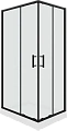 Душевой уголок Parly ZQ121B с поддоном Душевой уголок Parly ZQ121B с поддоном
