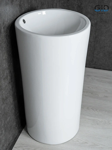 Раковина Gid Nb163 81107 напольная белая 46x46x85 Раковина Gid Nb163 81107 напольная белая 46x46x85