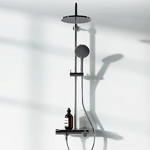 Душевая система Damixa Jupiter 977750000 с термостом хром Душевая система Damixa Jupiter 977750000 с термостом хром