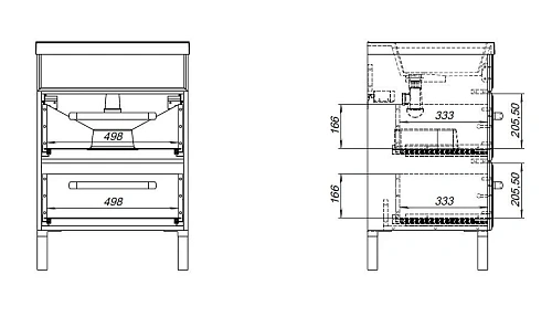 Тумба под раковину Aquanet Лукка 60 белый 00302396 напольная/подвесная Тумба под раковину Aquanet Лукка 60 белый 00302396 напольная/подвесная