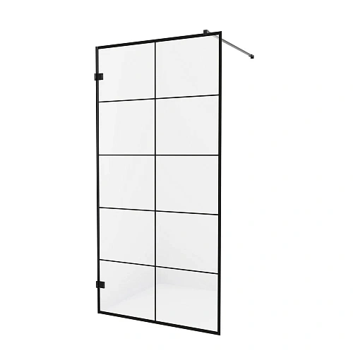 Душевая перегородка NEW TRENDY AVEXA BLACK 100x200 EXK-2023 (черный) Душевая перегородка NEW TRENDY AVEXA BLACK 100x200 EXK-2023 (черный)