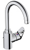 Картинка анонса товара «смеситель для раковины grohe vigour с высоким изливом и донным клапаном, хром (75140526)»
