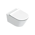 Унитаз подвесной Catalano Zero 0111550021 55x35, безободковый, белый матовый Унитаз подвесной Catalano Zero 0111550021 55x35, безободковый, белый матовый