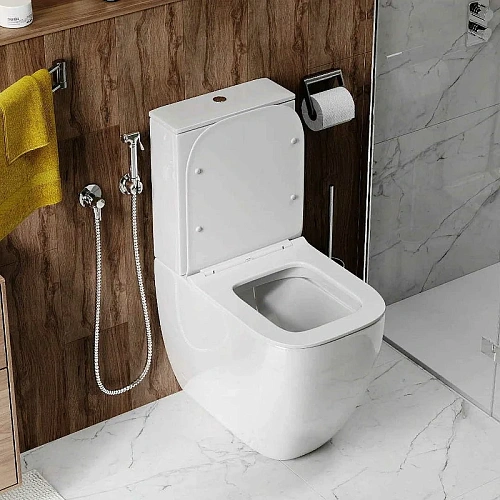 Унитаз напольный Ceruttispa CHIKA CT8708 безободковый высокий, сиденье микролифт Унитаз напольный Ceruttispa CHIKA CT8708 безободковый высокий, сиденье микролифт