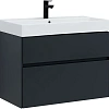 Тумба под раковину Aquanet Бруклин 85 антрацит матовый 00310142 Тумба под раковину Aquanet Бруклин 85 антрацит матовый 00310142
