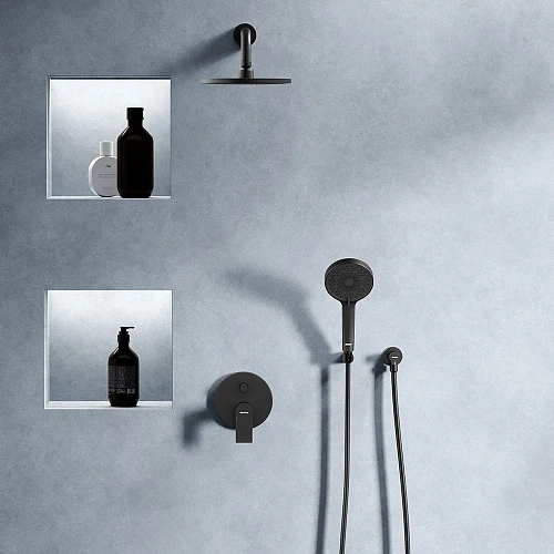 Душевая система Damixa Apollo 947520300 встраиваемая, черный Душевая система Damixa Apollo 947520300 встраиваемая, черный