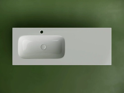 Раковина Ceramica Nova Grace CN7020 мебельная 1210x457x137 с чашей слева и отверстием под смеситель белый Раковина Ceramica Nova Grace CN7020 мебельная 1210x457x137 с чашей слева и отверстием под смеситель белый