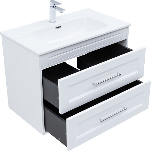 Тумба под раковину Aquanet Бостон new 80 00306368 белый сатин Тумба под раковину Aquanet Бостон new 80 00306368 белый сатин