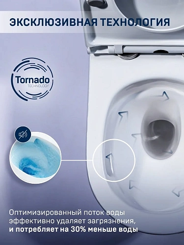 Унитаз напольный CHARUS CARAVAN CT700-131WT арматура Geberit cиденье из дюропласта Унитаз напольный CHARUS CARAVAN CT700-131WT арматура Geberit cиденье из дюропласта