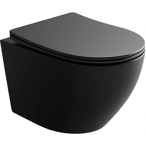 Унитаз подвесной Ceramica Nova UNO CN11001MB черный матовый Унитаз подвесной Ceramica Nova UNO CN11001MB черный матовый