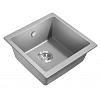 Кухонная мойка Milacio Leon 45 Cuarzo (MC.77093), серый металлик